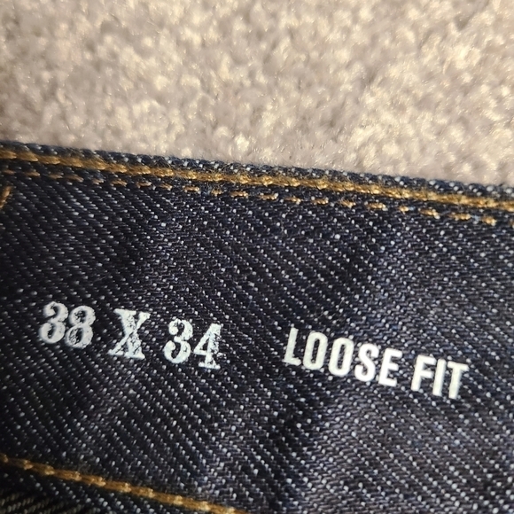 NAUTICA Men's Traditional Relaxed Fit Dark Wash Jean Size 38 NWT - Picture 5 of 9